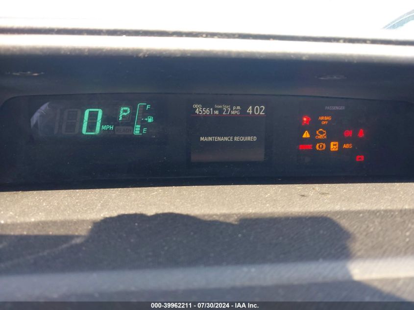 2012 Toyota Prius C Four/One/Three/Two VIN: JTDKDTB35C1501129 Lot: 39962211