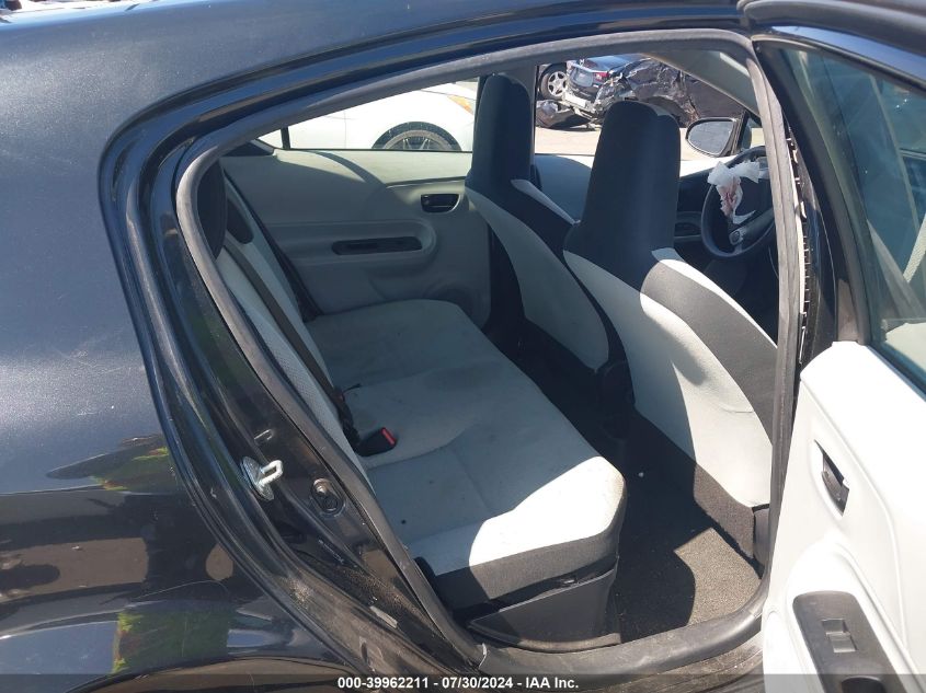 2012 Toyota Prius C Four/One/Three/Two VIN: JTDKDTB35C1501129 Lot: 39962211