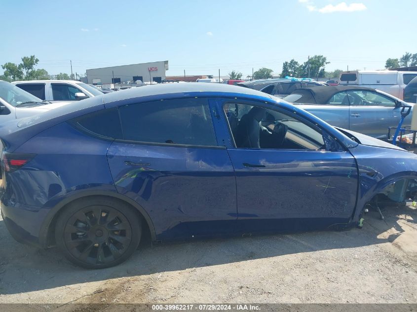 2024 Tesla Model Y Long Range Dual Motor All-Wheel Drive VIN: 7SAYGAEE3RF056797 Lot: 39962217