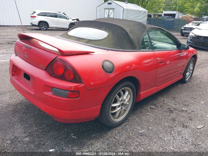 4A3AE85H01E168886 | 2001 MITSUBISHI ECLIPSE SPYDER