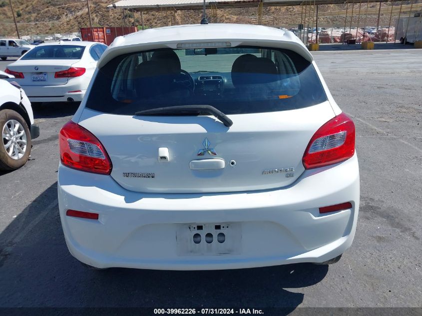 2018 Mitsubishi Mirage Se VIN: ML32A4HJ3JH006052 Lot: 39962226