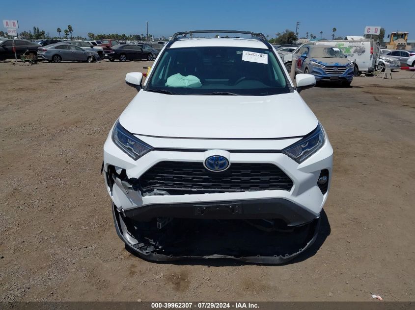 2020 Toyota Rav4 Hybrid Xle VIN: 2T3RWRFV6LW088355 Lot: 39962307