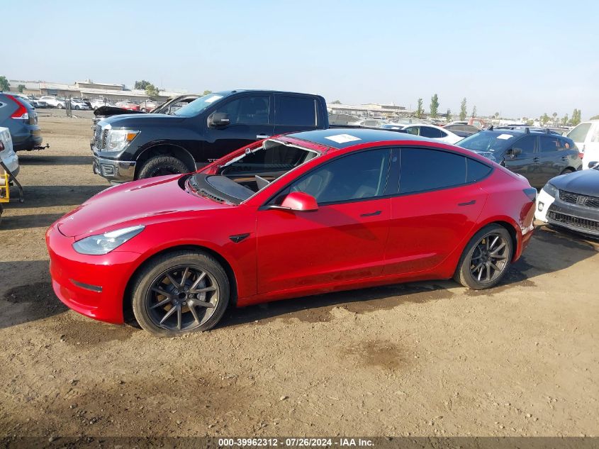 2023 TESLA MODEL 3 REAR-WHEEL DRIVE - 5YJ3E1EAXPF519090