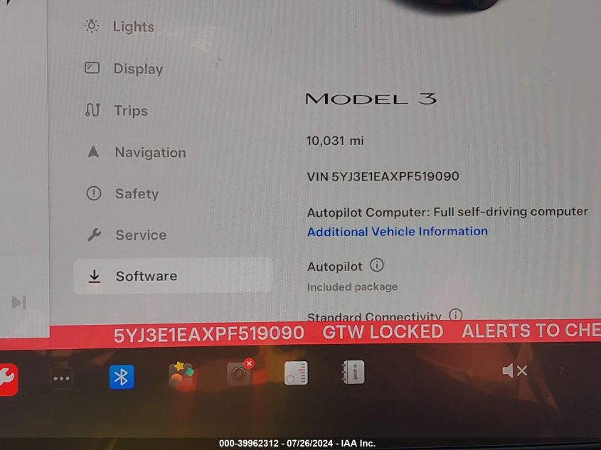 2023 TESLA MODEL 3 REAR-WHEEL DRIVE - 5YJ3E1EAXPF519090