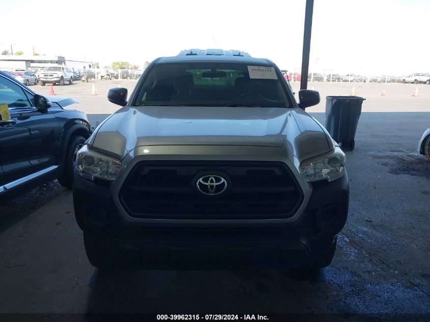 2017 Toyota Tacoma Sr VIN: 5TFRX5GN6HX091165 Lot: 39962315