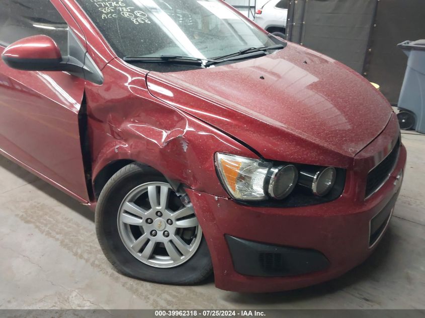 2012 Chevrolet Sonic 2Ls VIN: 1G1JA5SH5C4174766 Lot: 39962318