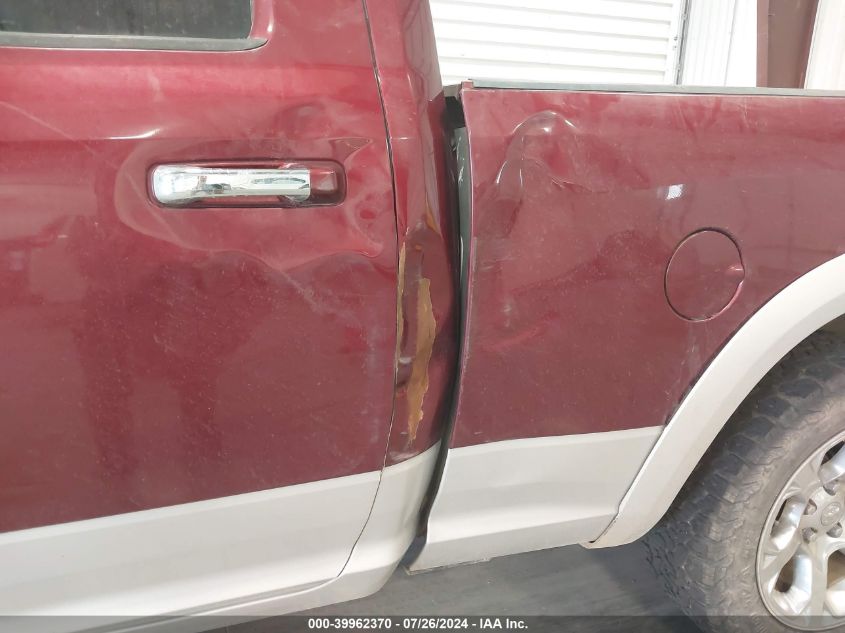 2018 Ram 1500 Laramie VIN: 1C6RR7VM9JS258290 Lot: 39962370