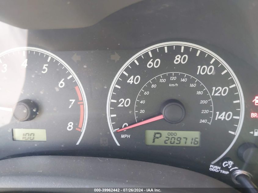 2009 Toyota Corolla Le VIN: 1NXBU40E59Z131510 Lot: 39962442