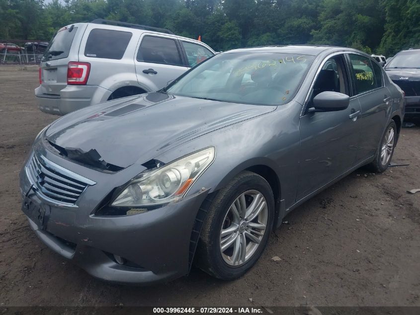 2011 Infiniti G37X VIN: JN1CV6AR7BM403941 Lot: 39962445