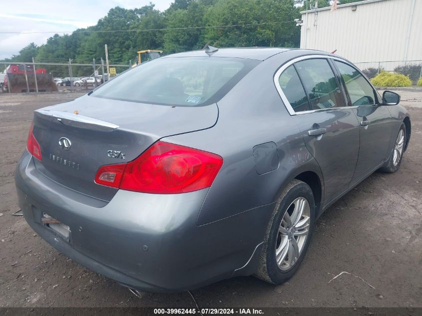 2011 Infiniti G37X VIN: JN1CV6AR7BM403941 Lot: 39962445