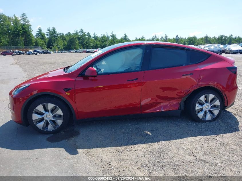 2023 Tesla Model Y Awd/Long Range Dual Motor All-Wheel Drive VIN: 7SAYGDEE6PA025779 Lot: 39962452