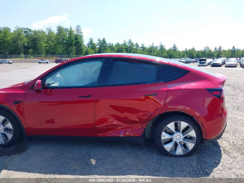 2023 Tesla Model Y Awd/Long Range Dual Motor All-Wheel Drive VIN: 7SAYGDEE6PA025779 Lot: 39962452