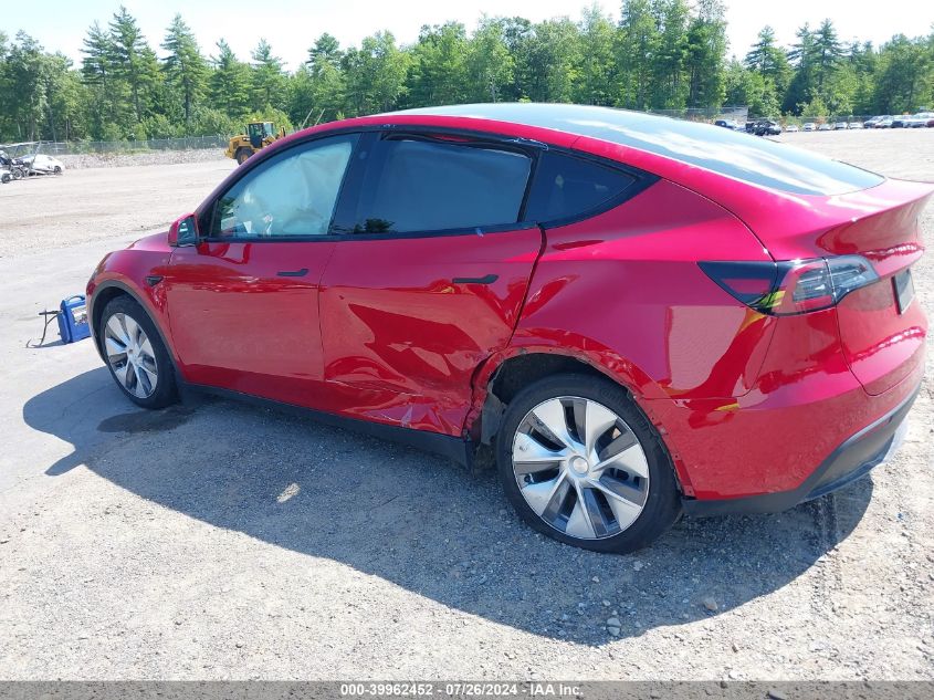 2023 Tesla Model Y Awd/Long Range Dual Motor All-Wheel Drive VIN: 7SAYGDEE6PA025779 Lot: 39962452