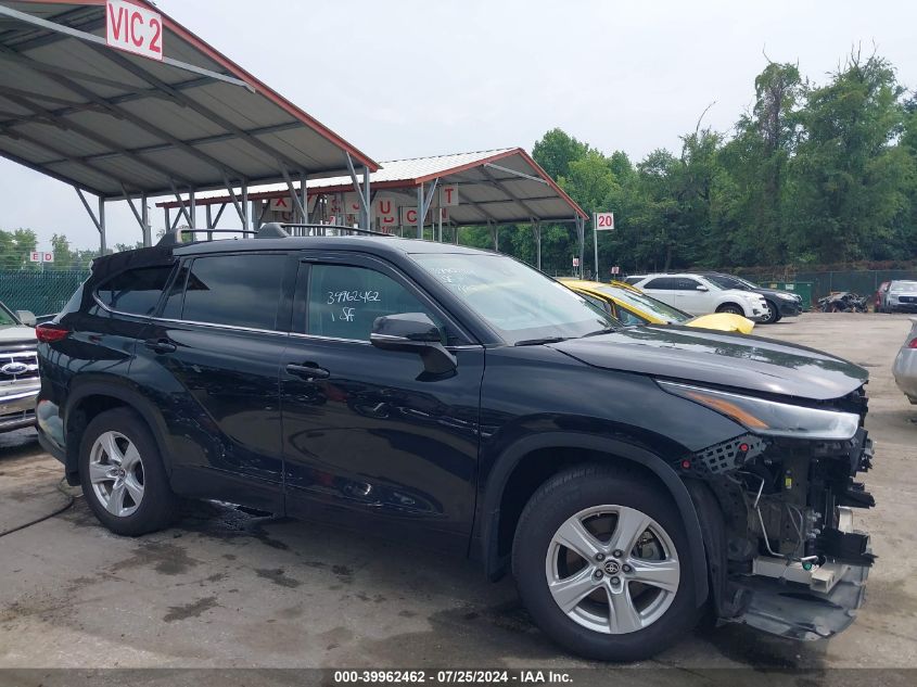 2021 Toyota Highlander Le VIN: 5TDBZRBH5MS158441 Lot: 39962462