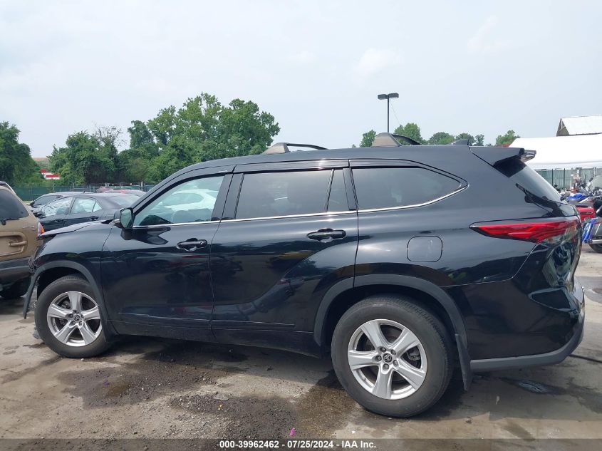 2021 Toyota Highlander Le VIN: 5TDBZRBH5MS158441 Lot: 39962462