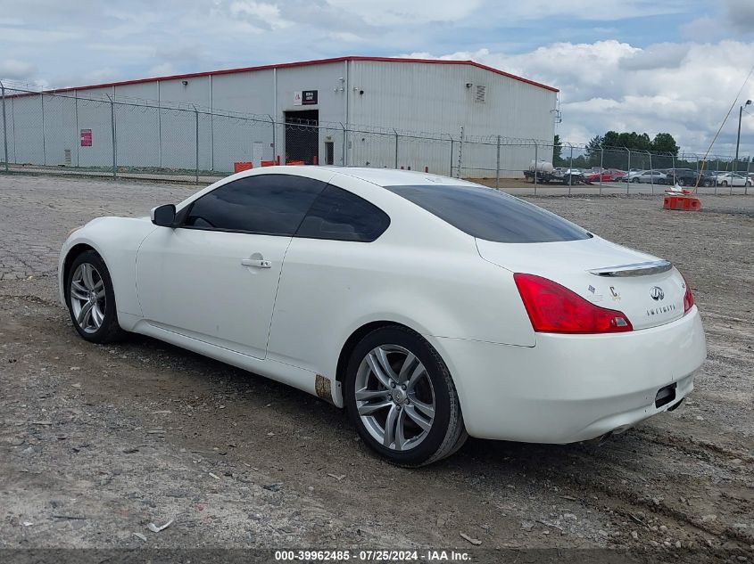 JNKCV64E99M606263 | 2009 INFINITI G37