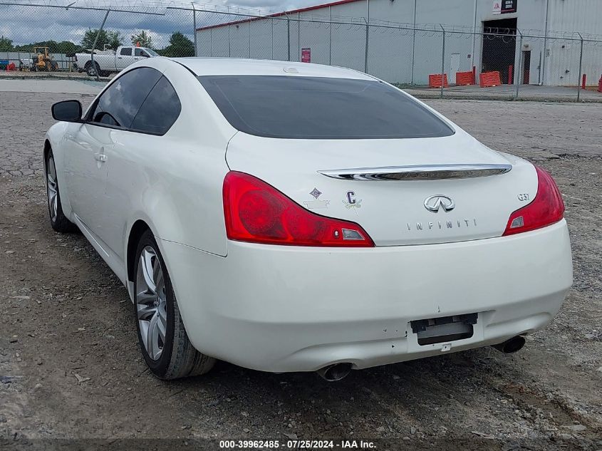 2009 Infiniti G37 Journey/Sport VIN: JNKCV64E99M606263 Lot: 39962485