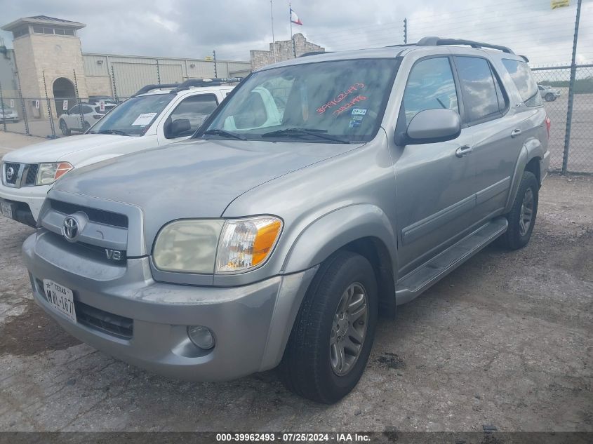 2007 Toyota Sequoia Sr5 V8 VIN: 5TDZT34AX7S292198 Lot: 39962493