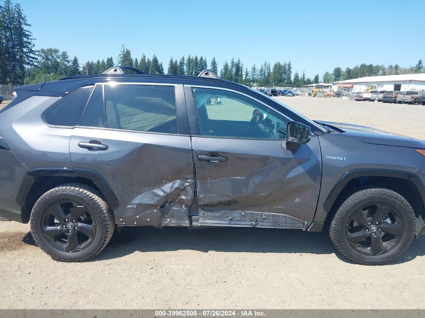 2020 Toyota Rav4 Hybrid Xse VIN: 2T3EWRFV5LW051005 Lot: 39962505