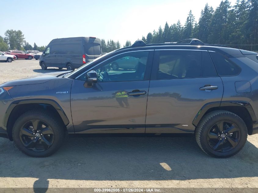 2020 Toyota Rav4 Hybrid Xse VIN: 2T3EWRFV5LW051005 Lot: 39962505