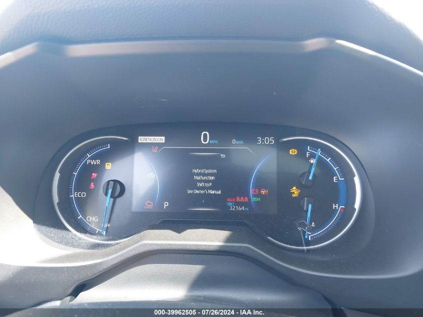 2020 Toyota Rav4 Hybrid Xse VIN: 2T3EWRFV5LW051005 Lot: 39962505