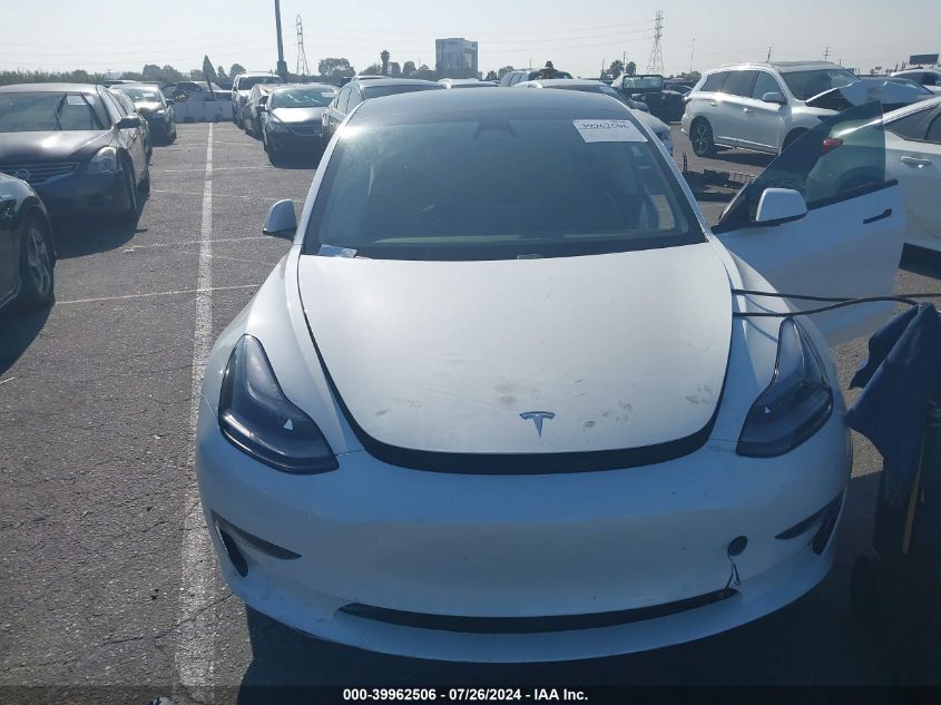 2021 Tesla Model 3 Long Range Dual Motor All-Wheel Drive VIN: 5YJ3E1EB6MF065277 Lot: 39962506