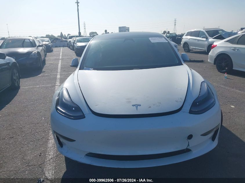 2021 Tesla Model 3 Long Range Dual Motor All-Wheel Drive VIN: 5YJ3E1EB6MF065277 Lot: 39962506