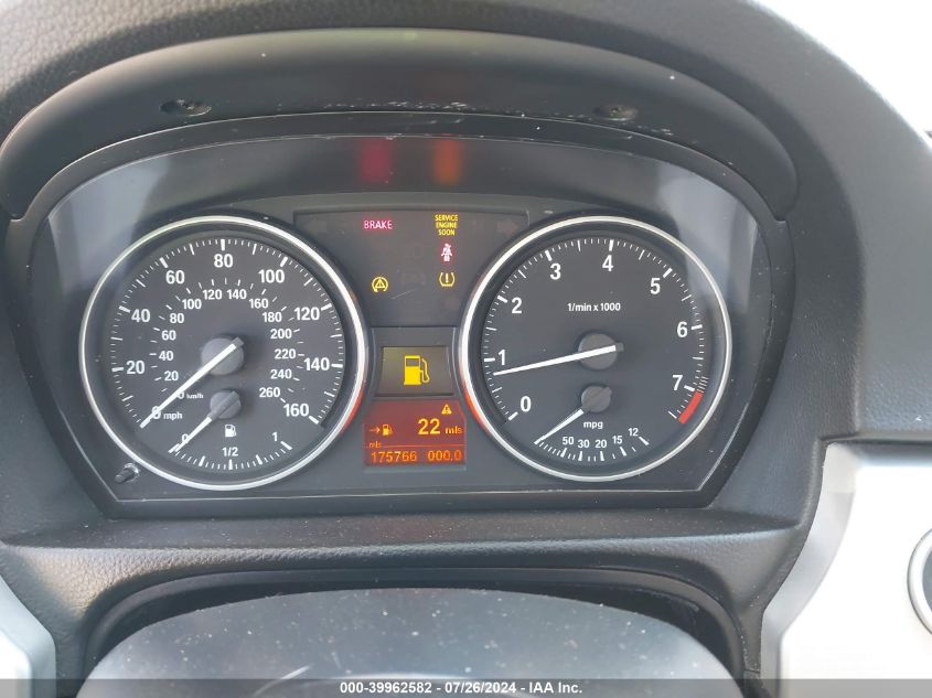 2010 BMW 328I xDrive VIN: WBAPK7C5XAA771258 Lot: 39962582