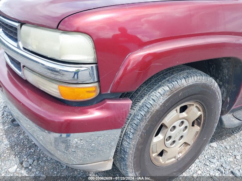 2002 Chevrolet Tahoe Lt VIN: 1GNEC13Z02R249935 Lot: 39962609