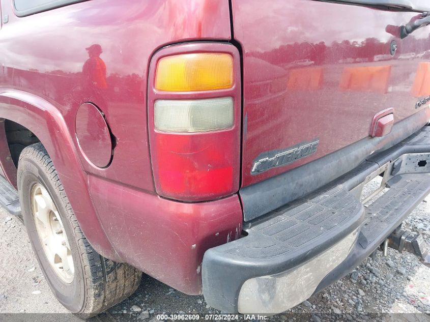 2002 Chevrolet Tahoe Lt VIN: 1GNEC13Z02R249935 Lot: 39962609