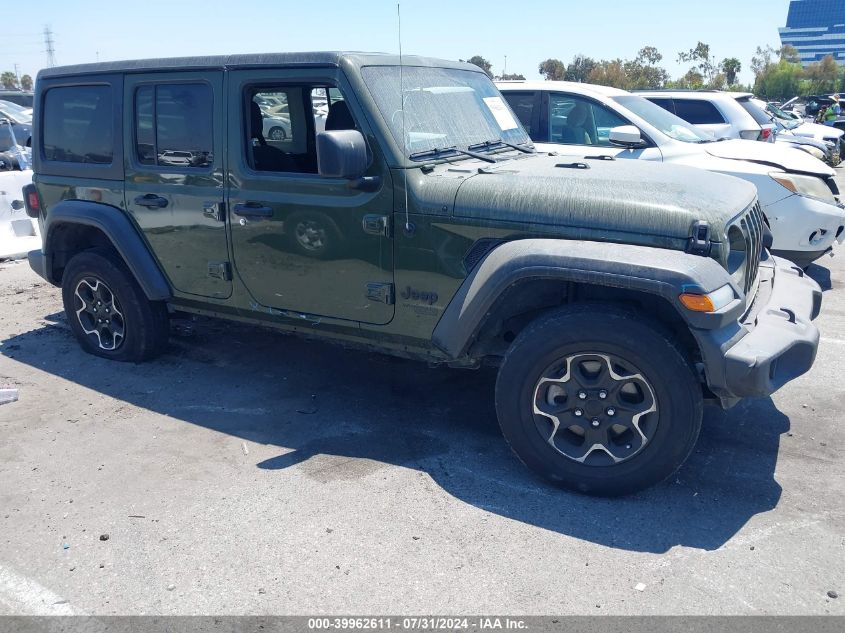 2021 Jeep Wrangler Unlimited Sport VIN: 1C4HJXDG0MW768712 Lot: 39962611