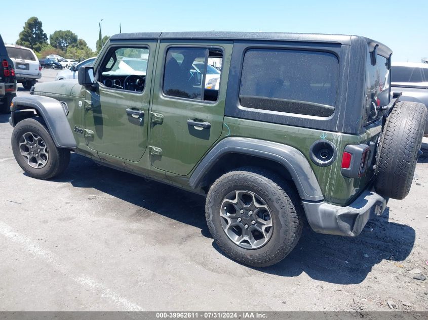 2021 Jeep Wrangler Unlimited Sport VIN: 1C4HJXDG0MW768712 Lot: 39962611