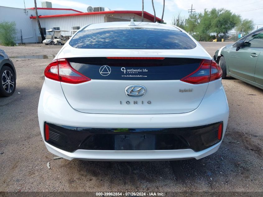 2019 Hyundai Ioniq Hybrid Sel VIN: KMHC75LC5KU120637 Lot: 39962854