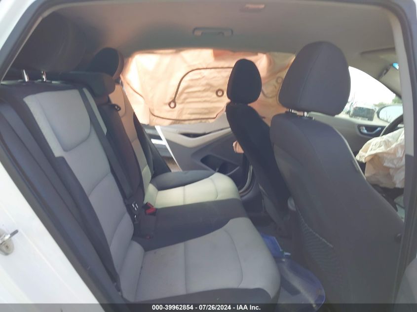 2019 Hyundai Ioniq Hybrid Sel VIN: KMHC75LC5KU120637 Lot: 39962854