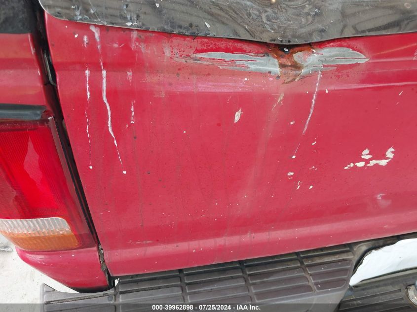 1997 Ford Ranger Splash/Xlt VIN: 1FTCR14X3VTA13914 Lot: 39962898