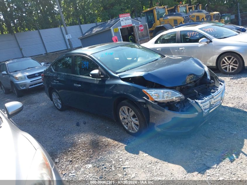 2014 Nissan Sentra Fe+ S/Fe+ Sv/S/Sl/Sr/Sv VIN: 3N1AB7AP9EY339939 Lot: 39962901