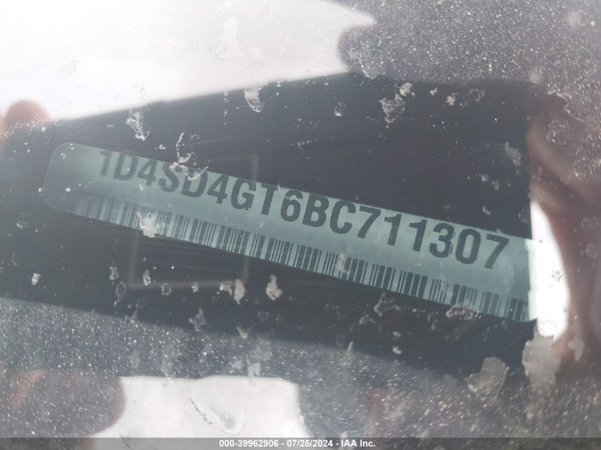 2011 Dodge Durango Crew VIN: 1D4SD4GT6BC711307 Lot: 39962906