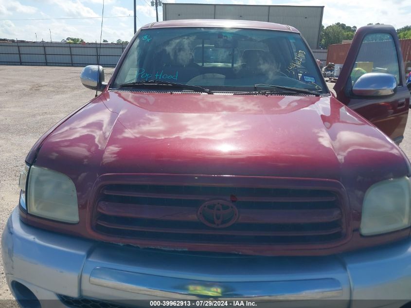 2002 Toyota Tundra Sr5 V8 VIN: 5TBRT34172S291804 Lot: 39962913