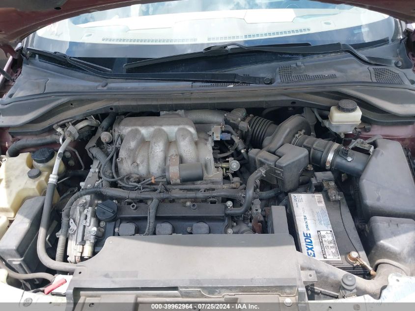 2003 Nissan Murano Sl VIN: JN8AZ08W93W234937 Lot: 39962964