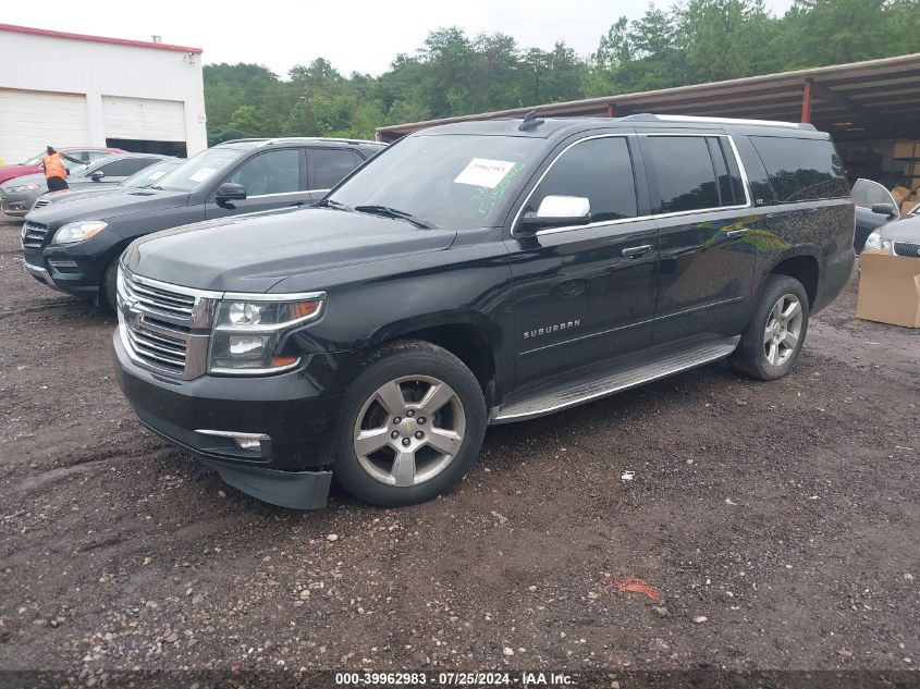 2015 Chevrolet Suburban 1500 Ltz VIN: 1GNSCKKC7FR525040 Lot: 40555412