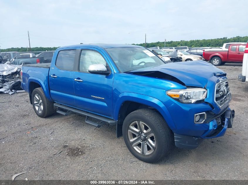 2016 Toyota Tacoma Double Cab/Ltd VIN: 5TFGZ5AN1GX035711 Lot: 39963036