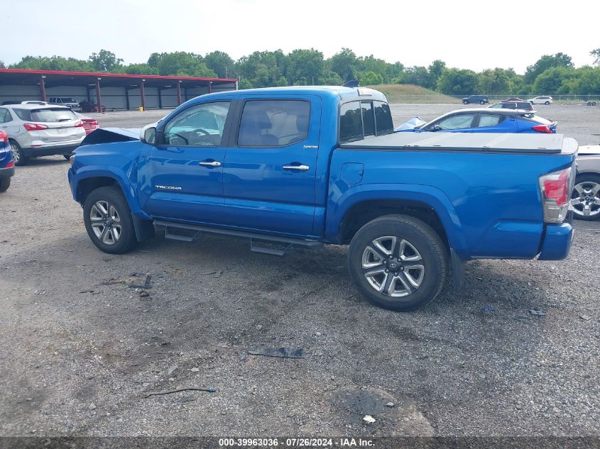 2016 Toyota Tacoma Double Cab/Ltd VIN: 5TFGZ5AN1GX035711 Lot: 39963036