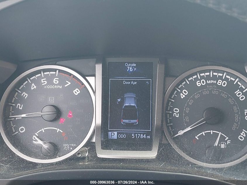 2016 Toyota Tacoma Double Cab/Ltd VIN: 5TFGZ5AN1GX035711 Lot: 39963036