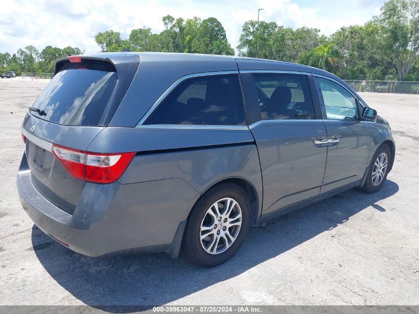 2012 Honda Odyssey Ex-L VIN: 5FNRL5H61CB050237 Lot: 39963047