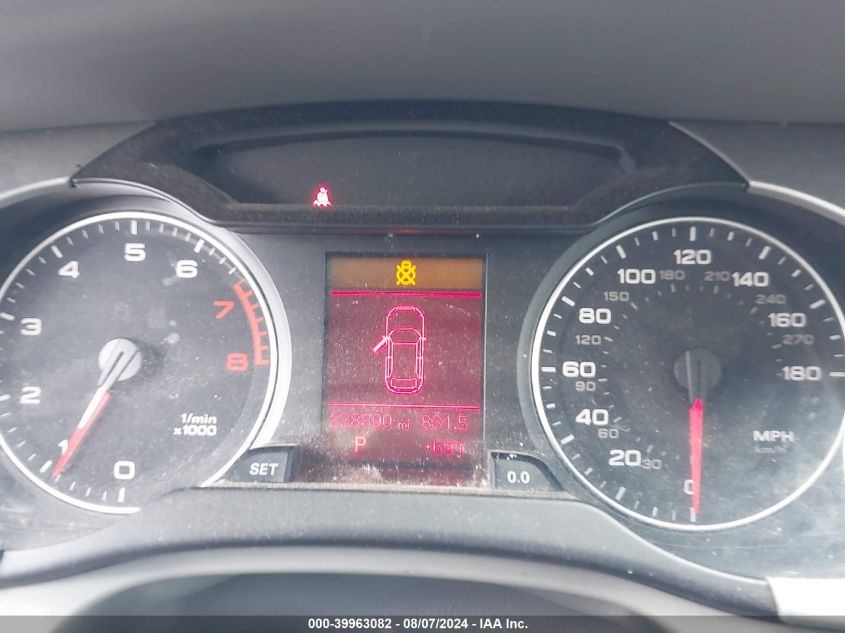 2011 Audi A4 2.0T Premium VIN: WAUSFAFL1BA080286 Lot: 39963082