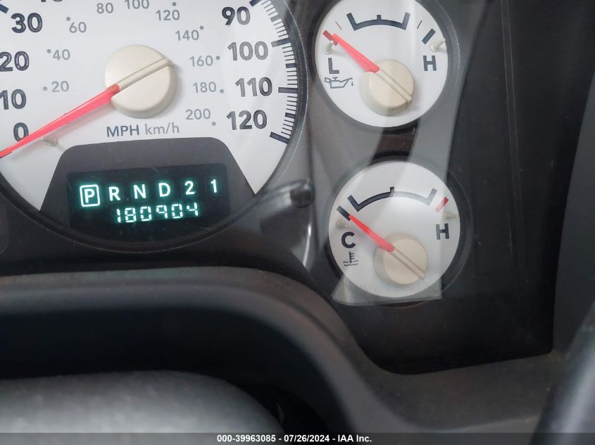 2006 Dodge Ram 1500 Slt VIN: 1D7HA18246S585163 Lot: 39963085