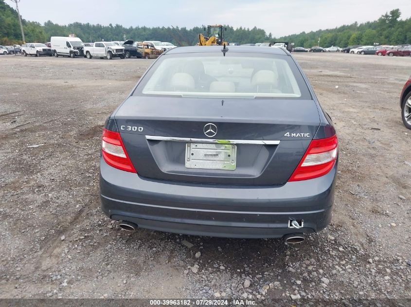 2011 Mercedes-Benz C 300 Luxury 4Matic/Sport 4Matic VIN: WDDGF8BBXBR171384 Lot: 39963182