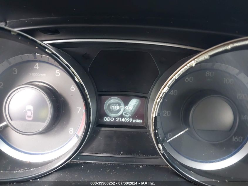 2013 Hyundai Sonata Se VIN: 5NPEC4AC3DH623201 Lot: 39963252