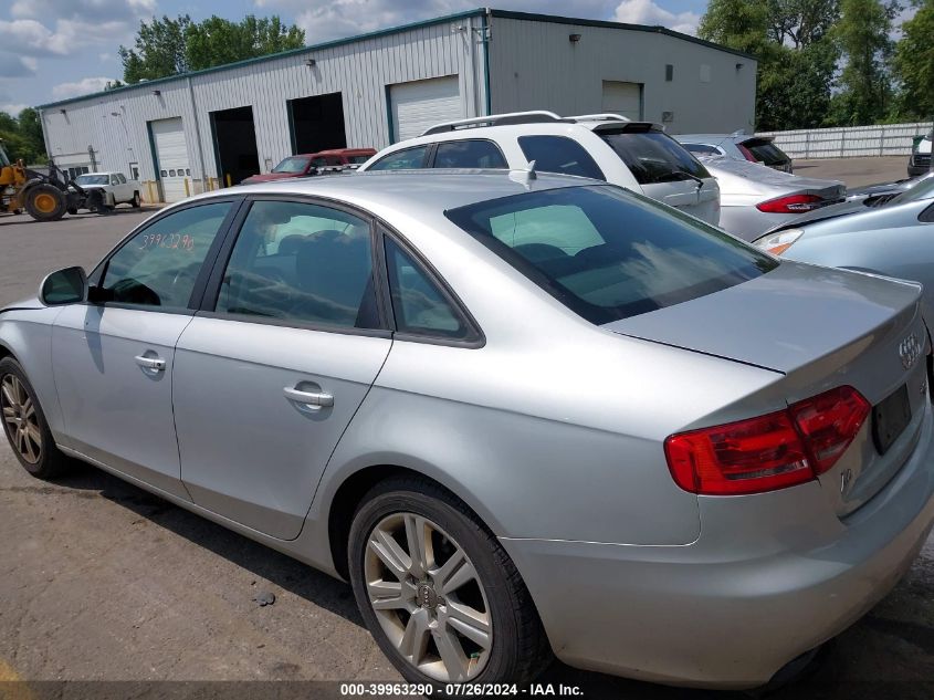 2009 Audi A4 2.0T Premium VIN: WAULF78K79N058792 Lot: 39963290