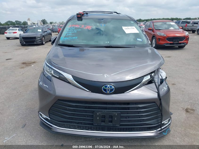 2022 Toyota Sienna Xle VIN: 5TDYRKEC8NS107129 Lot: 39963396